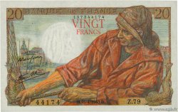 20 Francs PÊCHEUR FRANCE 1943 F.13.06 SPL