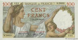 100 Francs SULLY FRANCE 1942 F.26.69