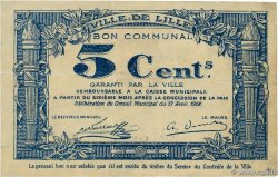 5 Centimes FRANCE régionalisme et divers Lille 1918 JP.59-1656