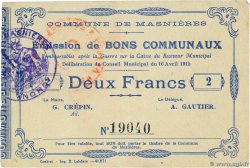 2 Francs FRANCE régionalisme et divers Masnieres 1915 JP.59-1801