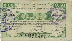 50 Centimes FRANCE régionalisme et divers Maubeuge et Solre-Le-Chateau 1915 JP.59-1820