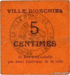 5 Centimes FRANCE régionalisme et divers Orchies 1915 JP.59-3101