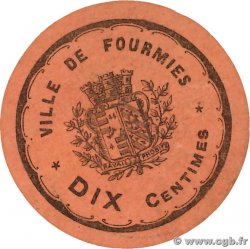 10 Centimes FRANCE régionalisme et divers Fourmies 1914 JP.59-2992