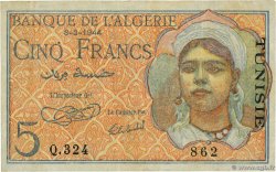 5 Francs TUNISIE  1944 P.15