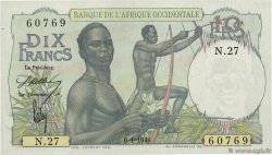 10 Francs AFRIQUE OCCIDENTALE FRANÇAISE (1895-1958)  1948 P.37