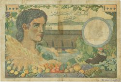 1000 Francs TUNISIA 1946 P.26 VG