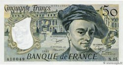 50 Francs QUENTIN DE LA TOUR FRANCE 1981 F.67.07 NEUF