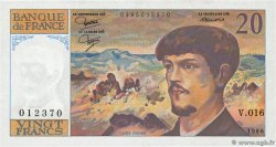 20 Francs DEBUSSY FRANCE 1986 F.66.07 NEUF