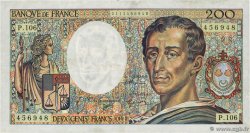 200 Francs MONTESQUIEU FRANCE 1992 F.70.12a
