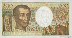 200 Francs MONTESQUIEU FRANCE 1992 F.70.12a F+