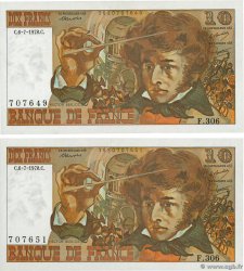 10 Francs BERLIOZ Lot FRANCE 1978 F.63.25 SUP+