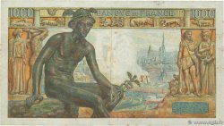 1000 Francs DÉESSE DÉMÉTER FRANCE 1943 F.40.20 TB