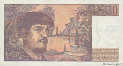 20 Francs DEBUSSY FRANCE 1980 F.66.01 SUP