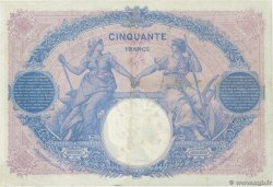 50 Francs BLEU ET ROSE FRANCE 1914 F.14.27 TB+