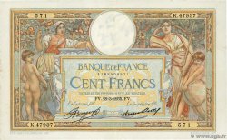 100 Francs LUC OLIVIER MERSON grands cartouches FRANCE 1935 F.24.14 TTB