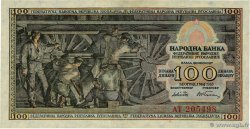 100 Dinara YOUGOSLAVIE 1953 P.068 SUP