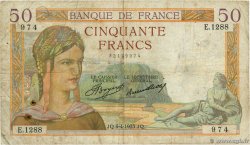 50 Francs CÉRÈS FRANCE 1935 F.17.07 B