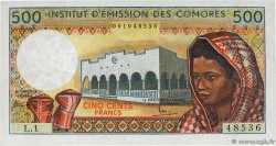 500 Francs COMORES  1976 P.07a2