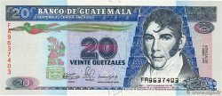 20 Quetzales GUATEMALA  1990 P.076b