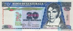 20 Quetzales GUATEMALA 1990 P.076b NEUF