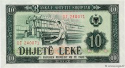 10 Lekë ALBANIE 1964 P.36a NEUF