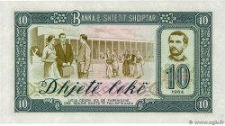 10 Lekë ALBANIE 1964 P.36a NEUF