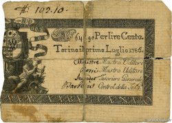 100 Lire ITALIE Turin 1786 PS.122a pr.B