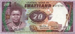 20 Emalangeni SWAZILAND 1986 P.12a pr.NEUF