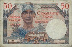 50 Francs TRÉSOR FRANÇAIS FRANCE 1947 VF.31.01 pr.TB