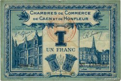 1 Franc FRANCE régionalisme et divers Caen et Honfleur 1918 JP.034.18