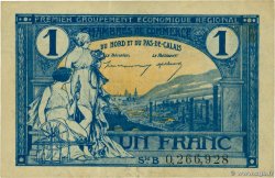 1 Franc FRANCE régionalisme et divers Nord et Pas-De-Calais 1918 JP.094.05
