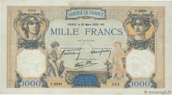 1000 Francs CÉRÈS ET MERCURE type modifié FRANCE  1939 F.38.35