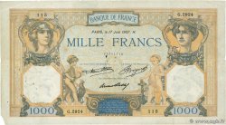 1000 Francs CÉRÈS ET MERCURE FRANCE  1937 F.37.10