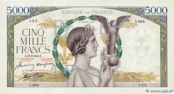 5000 Francs VICTOIRE Impression à plat FRANCE  1941 F.46.26