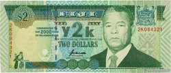 2 Dollars Commémoratif FIJI  2000 P.102a
