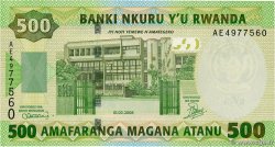 500 Francs RWANDA  2008 P.34 UNC