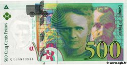 500 Francs PIERRE ET MARIE CURIE FRANCE  1995 F.76.02