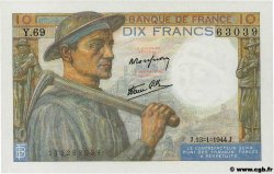 10 Francs MINEUR FRANCE 1944 F.08.10 pr.NEUF