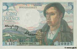 5 Francs BERGER FRANCIA  1947 F.05.07
