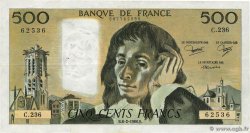 500 Francs PASCAL FRANCE 1986 F.71.34 F+