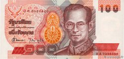 100 Baht THAILAND  2002 P.097 UNC-