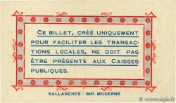 25 Centimes FRANCE regionalism and miscellaneous Cluses 1916 JP.74-21 AU
