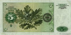 5 Deutsche Mark GERMAN FEDERAL REPUBLIC 1960 P.18a fSS