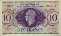 10 Francs FRENCH EQUATORIAL AFRICA  1944 P.16b XF-