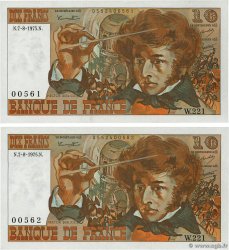 10 Francs BERLIOZ Consécutifs FRANCE  1975 F.63.12