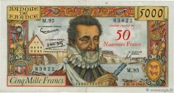 50 NF sur 5000 Francs HENRI IV FRANCE 1958 F.54.01