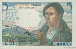 5 Francs BERGER FRANCE 1947 F.05.07