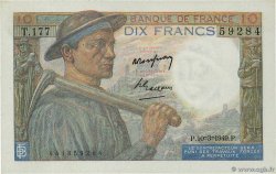 10 Francs MINEUR FRANCE 1949 F.08.20