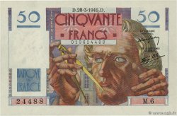 50 Francs LE VERRIER FRANCE 1946 F.20.02