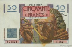 50 Francs LE VERRIER FRANCE 1950 F.20.16